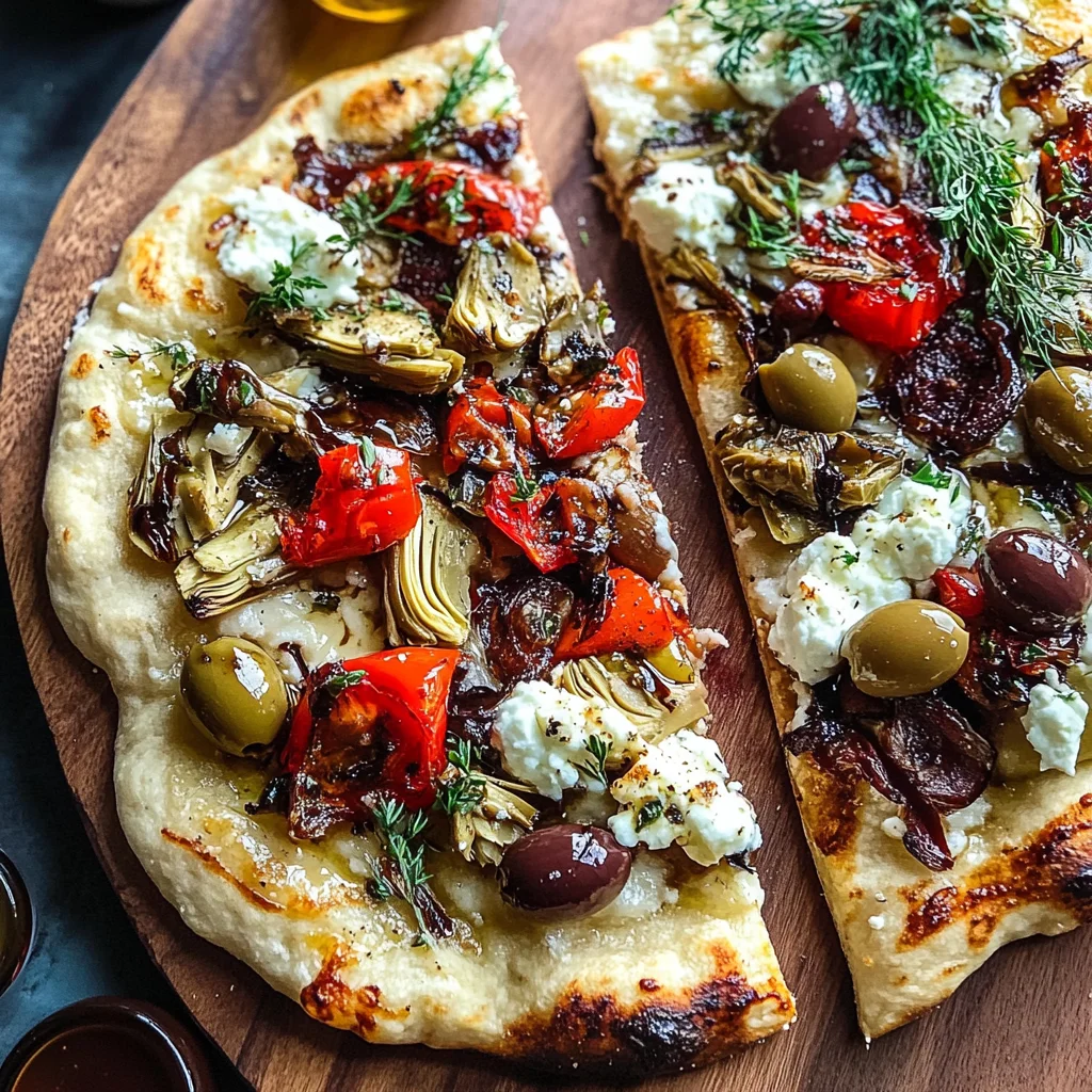 Easy Mediterranean Flatbread