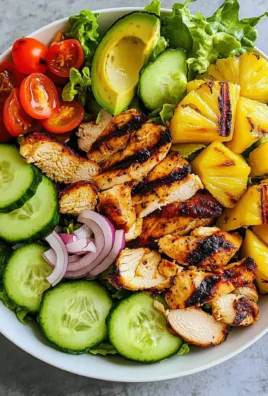 Grilled Pineapple Chicken Salad