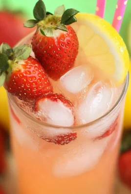 Homemade Strawberry Lemonade