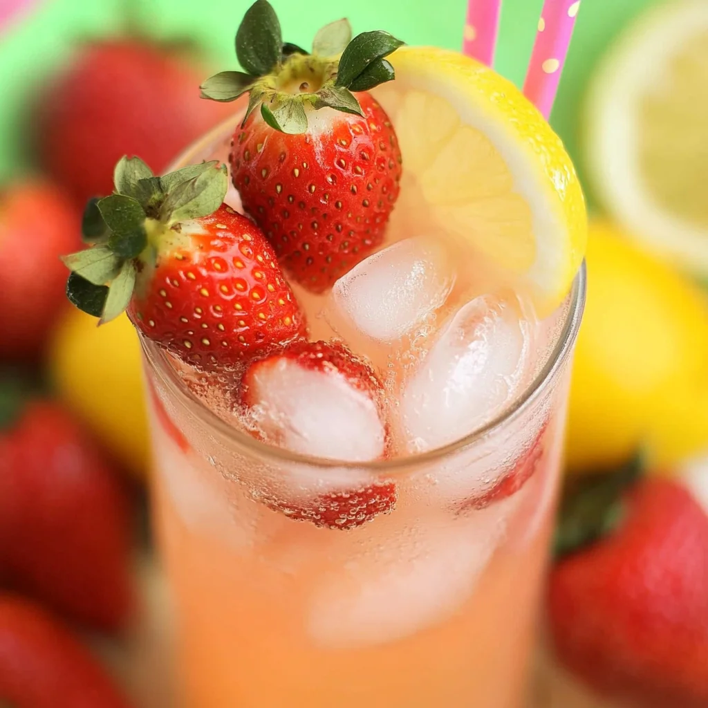 Homemade Strawberry Lemonade