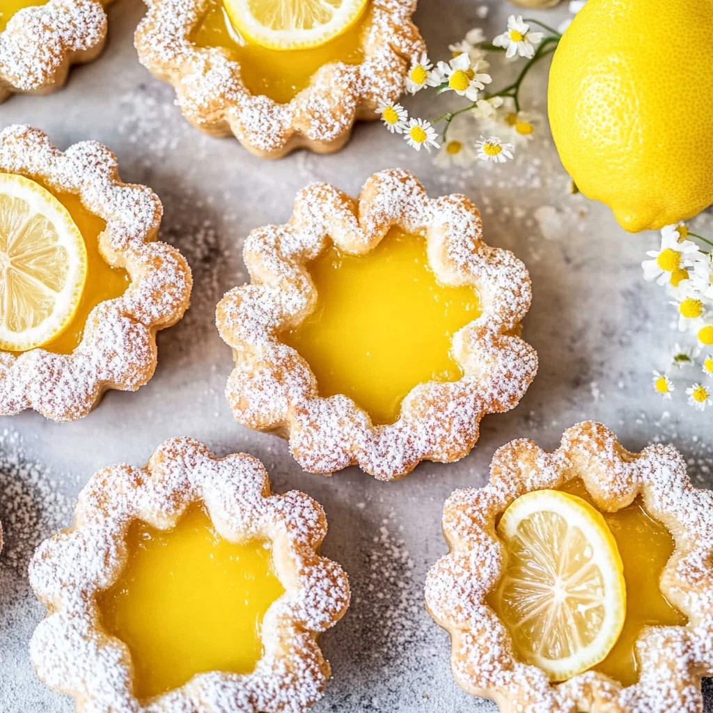 Lemon Curd Tartlets