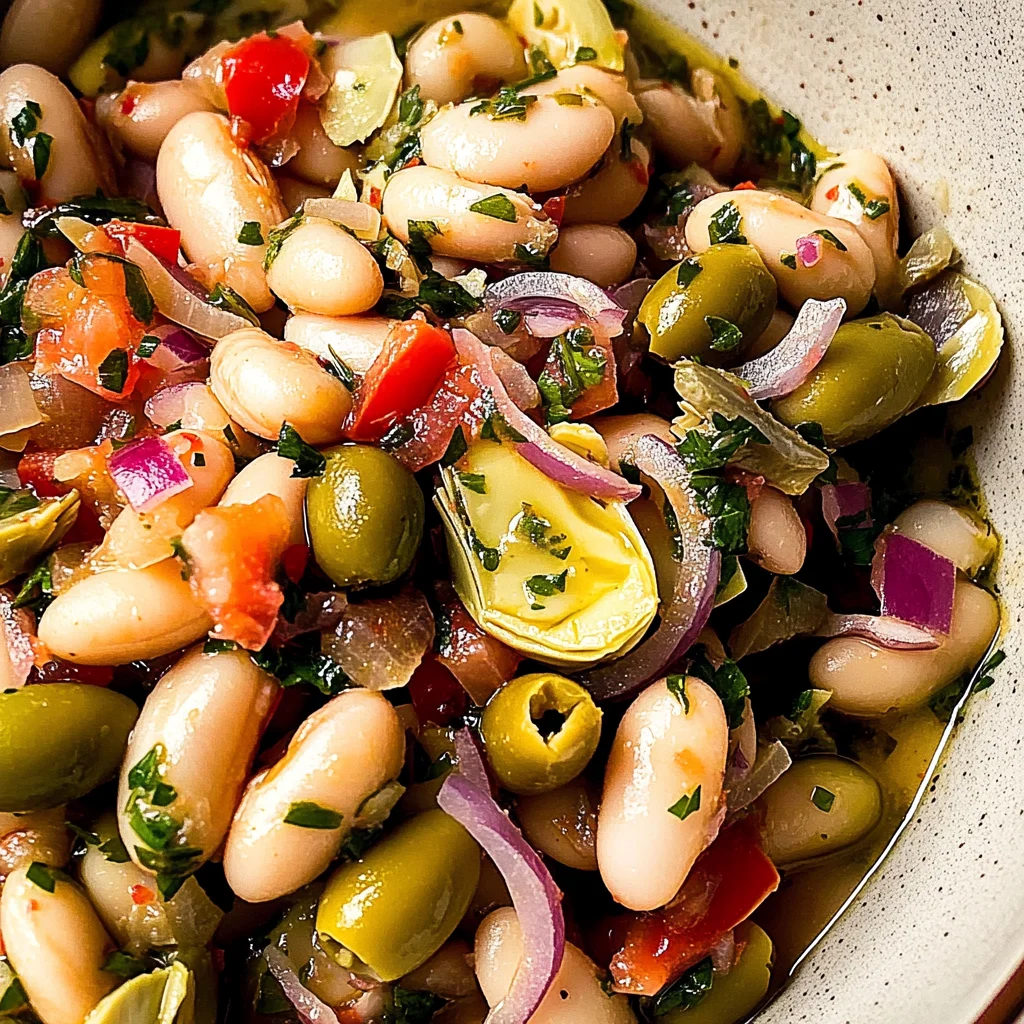 Marinated Butter Beans