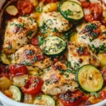 Mediterranean Chicken Zucchini Bake: A Flavorful Weeknight Favorite