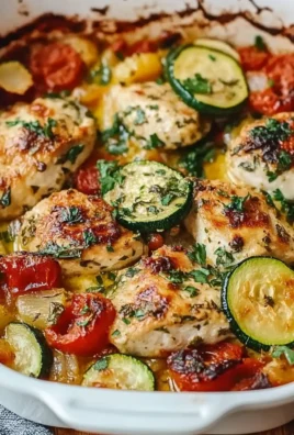 Mediterranean Chicken Zucchini Bake: A Flavorful Weeknight Favorite
