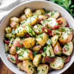 Oil and Vinegar Potato Salad with Herbs (No-Mayo!)