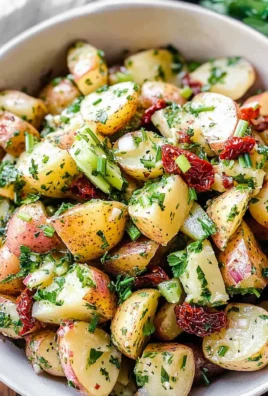Oil and Vinegar Potato Salad with Herbs (No-Mayo!)