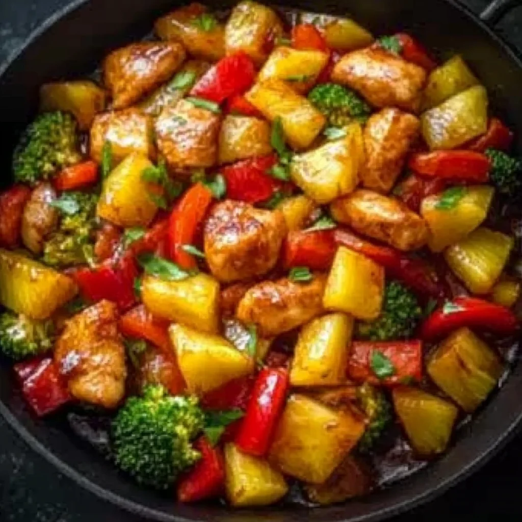 Pineapple Chicken Stir Fry