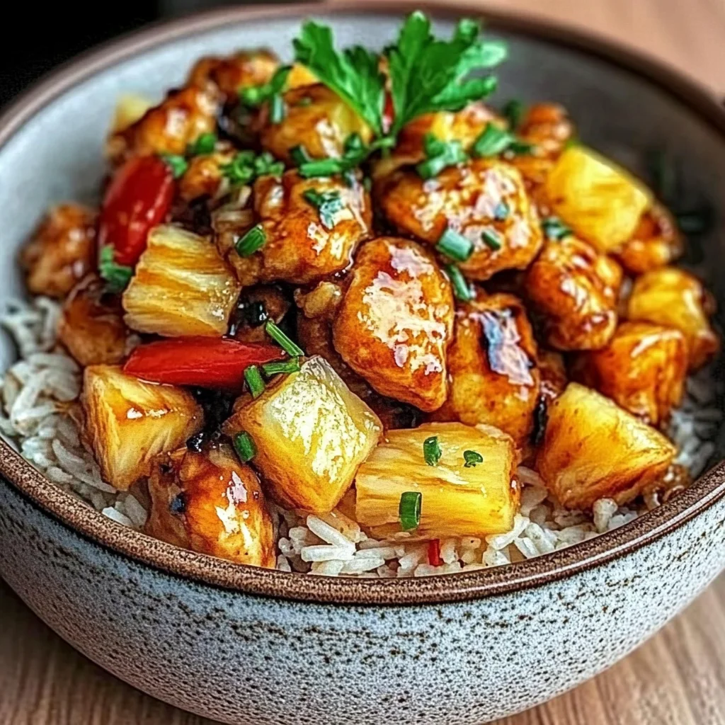 Pineapple Chicken & Rice: Sweet, Savory Yum Dinner