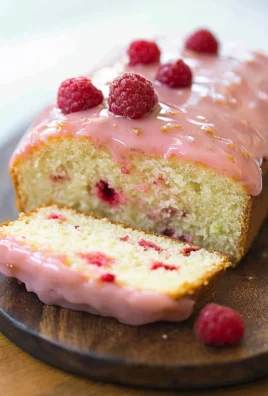 Raspberry Glazed Key Lime Cake