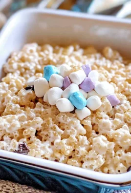 Rice Krispie Treat For One