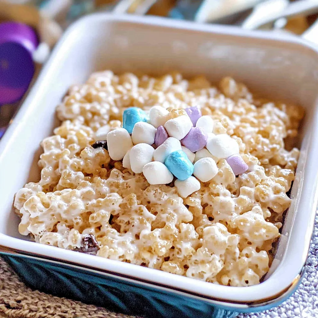 Rice Krispie Treat For One