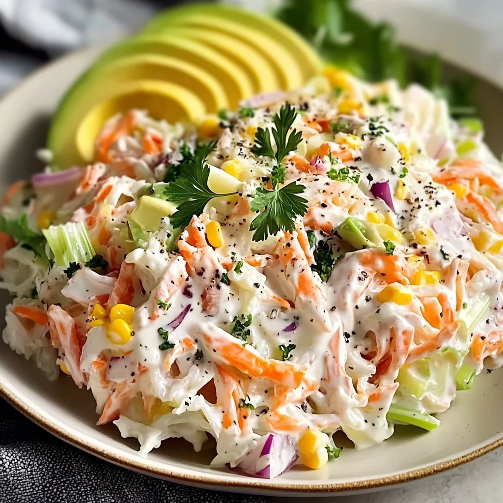 Salade Crabe Crémeuse