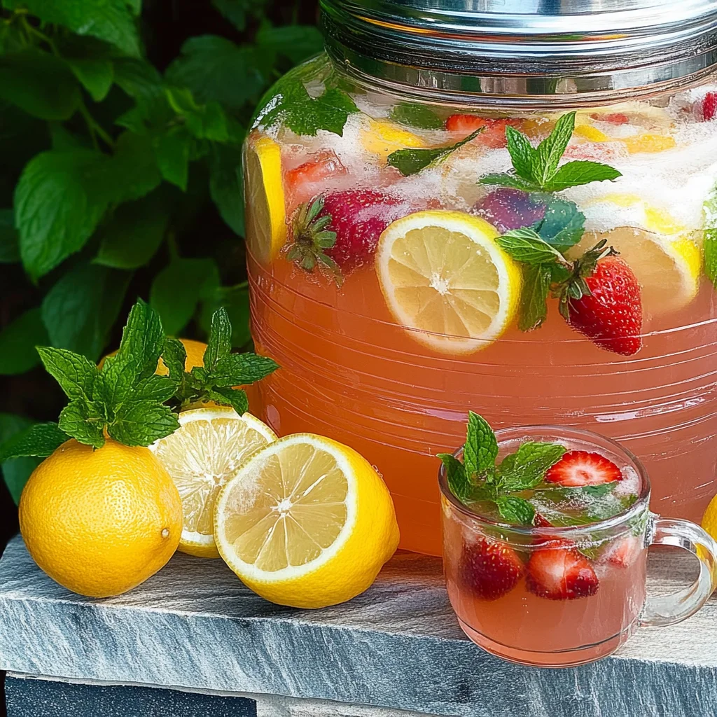 Sparkling Lemonade Punch Recipe