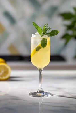 Sparkling Limoncello mocktail