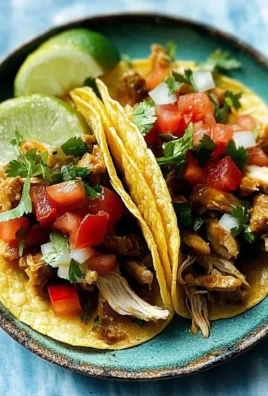 Spicy Hatch Chili Chicken Mini Tacos