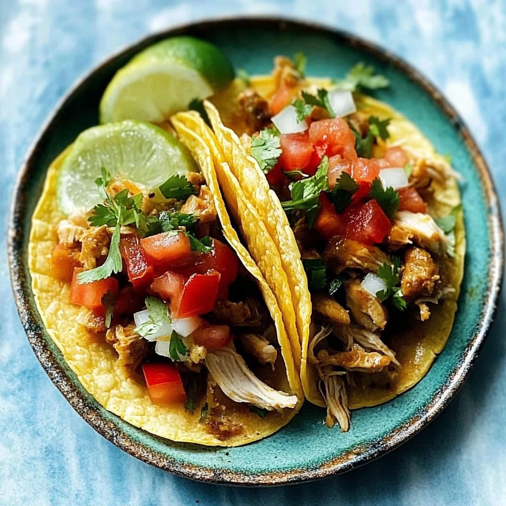 Spicy Hatch Chili Chicken Mini Tacos