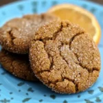 Spicy Orange Ginger Cookies