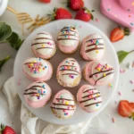 Strawberry Cheesecake Easter Egg Bites