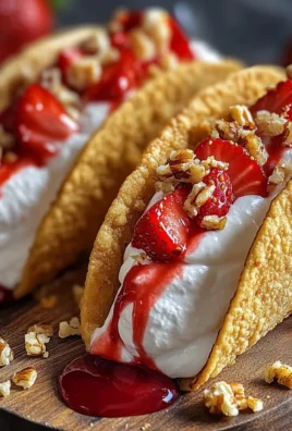 Strawberry Crunch Cheesecake Tacos Recipe