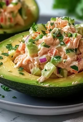 Stuffed Avocado with Chicken Salad