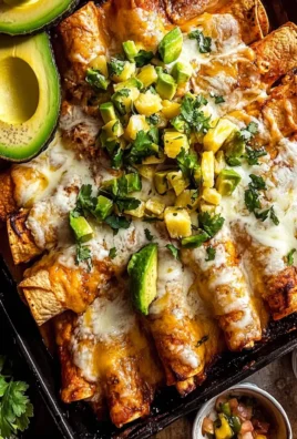 Baked Cheesy Cuban Chicken Taquitos