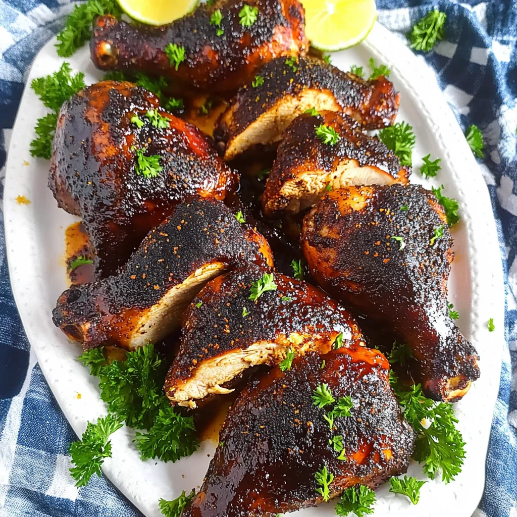 Baked Chicken Leg Quarters
