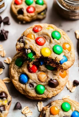 Bakery-Style Monster Cookies
