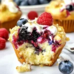 Berry Cream Cheese Muffins
