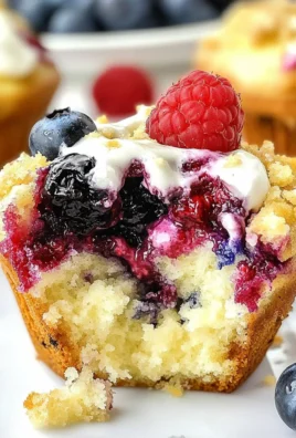 Berry Cream Cheese Muffins