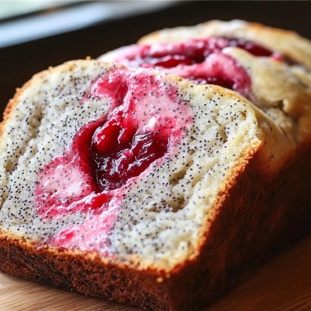 Cherry Almond Poppyseed Bread