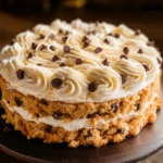 Chocolate Chip Cookie Cake Recipe with Buttercream Frosting