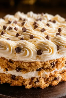 Chocolate Chip Cookie Cake Recipe with Buttercream Frosting