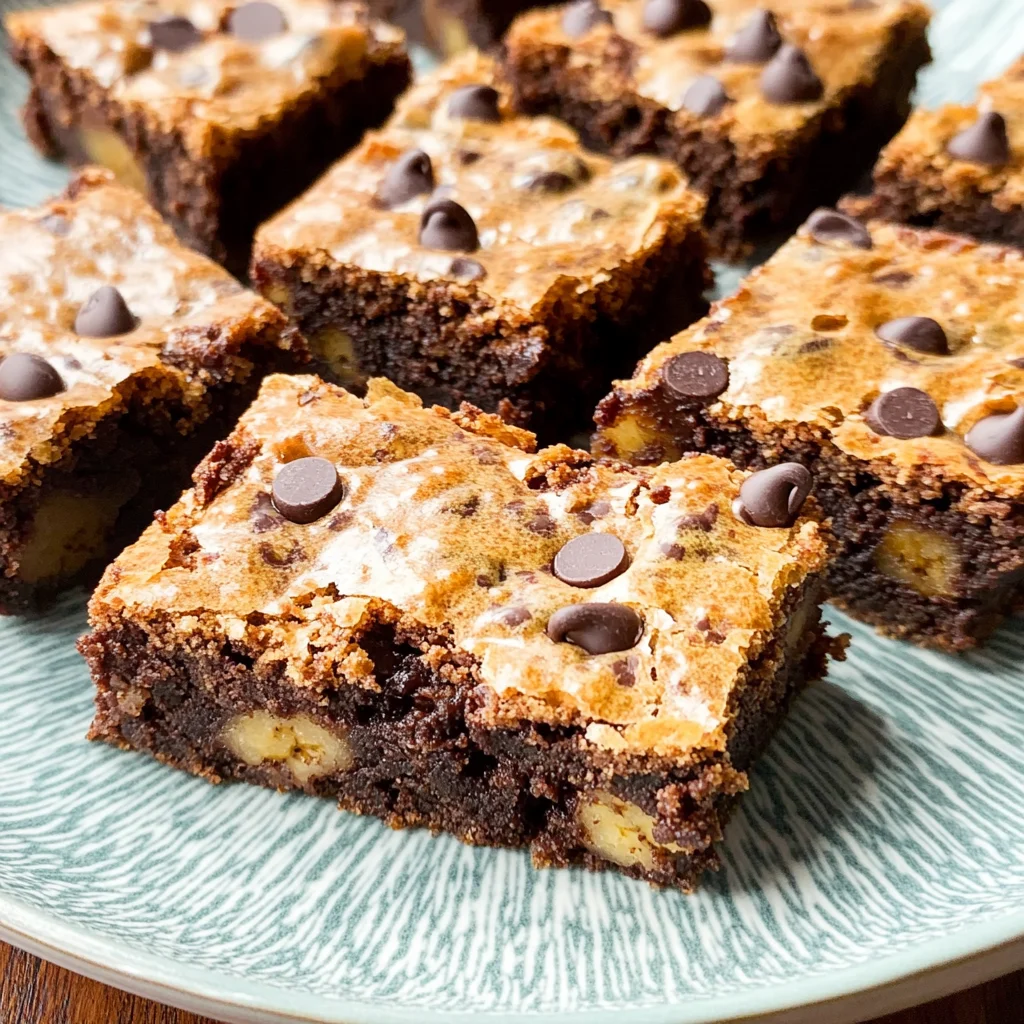 Chunky Monkey Brownies