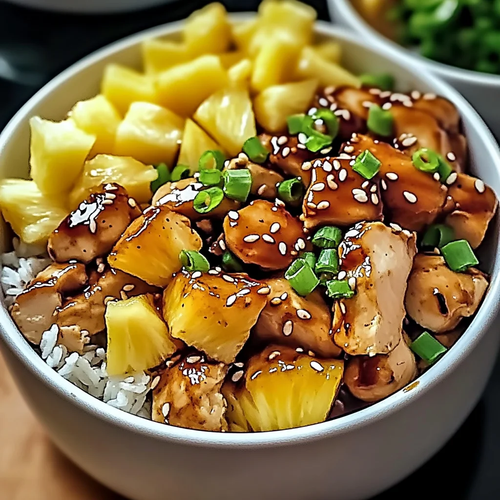 Delicious Teriyaki Chicken and Pineapple Bowls in 30 Minutes