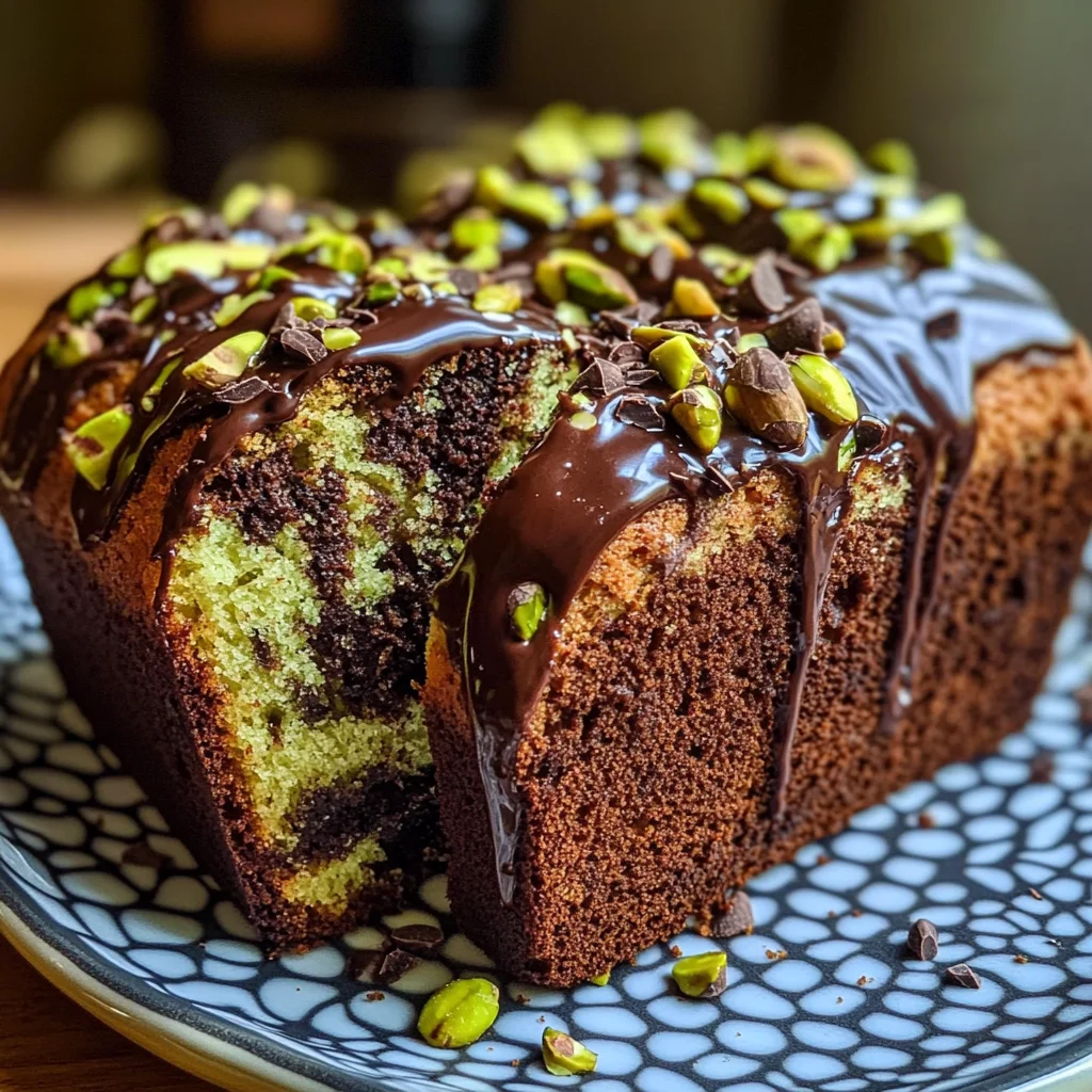 Devilish Triple Chocolate Pistachio Bread: Only 1 Bowl