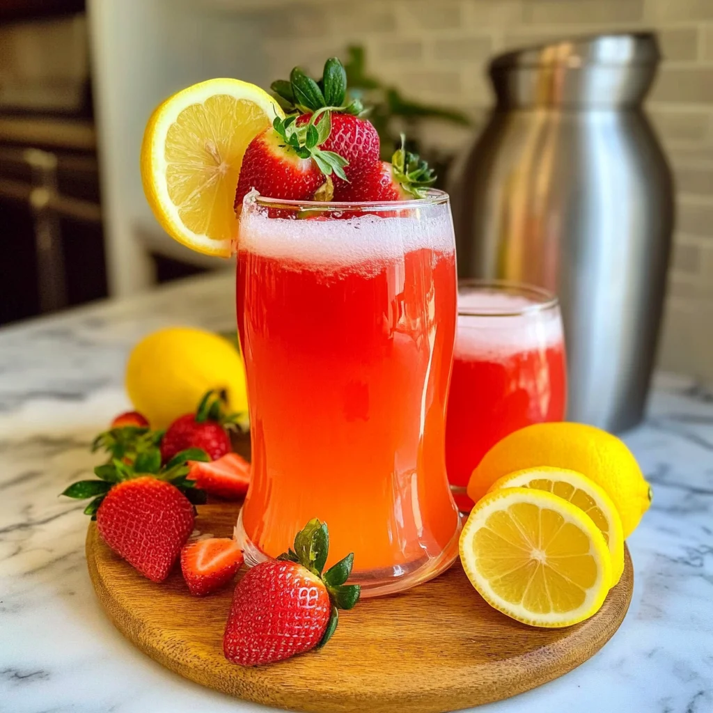 Easy Strawberry Lemonade