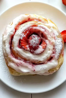 Fluffy Strawberry Rolls
