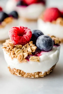Frozen Yogurt Granola Cups