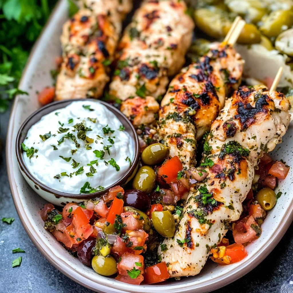 Greek Chicken Souvlaki