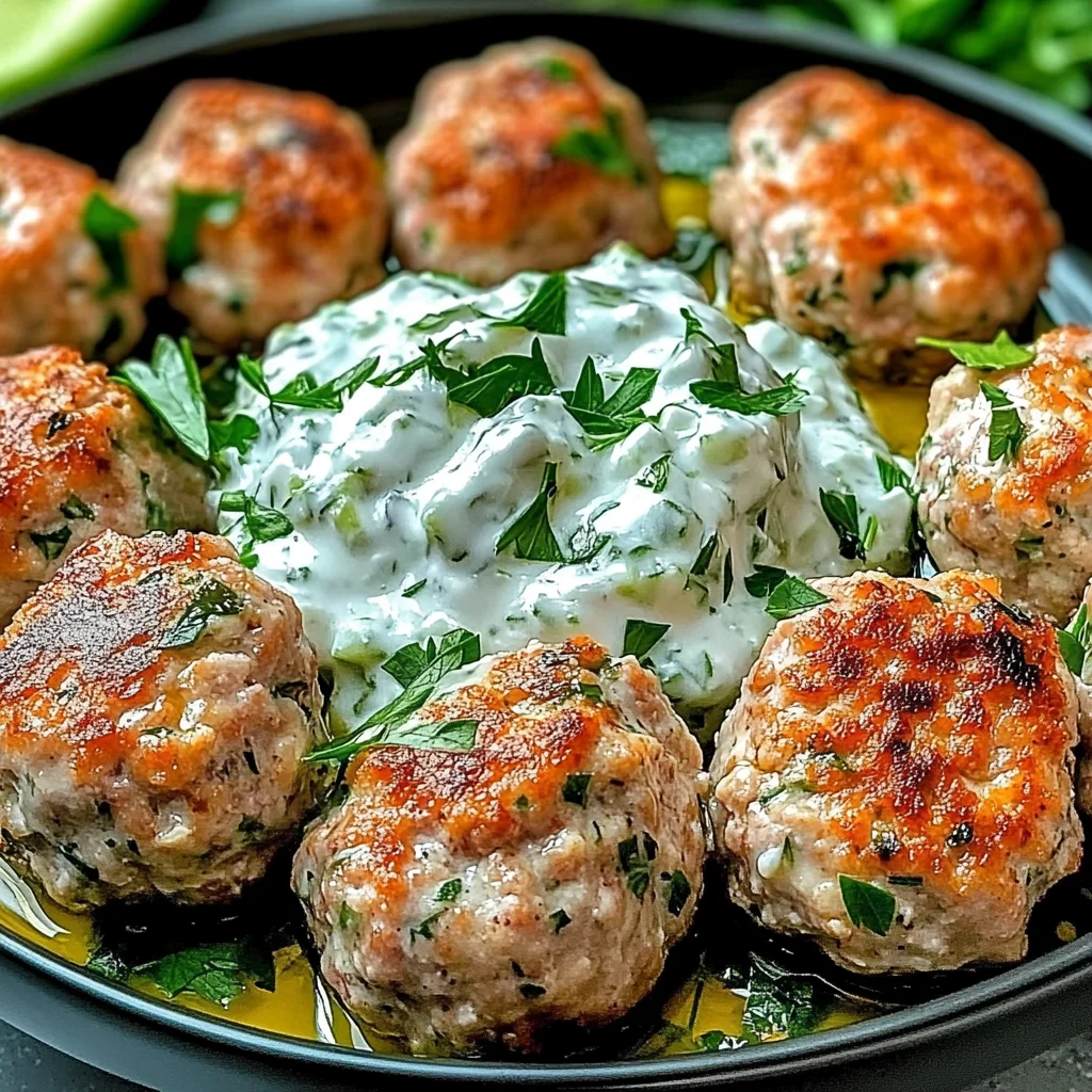 Greek Turkey Meatballs