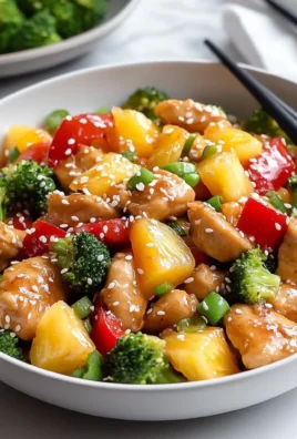 Healthy Pineapple Chicken Stir Fry Recipe