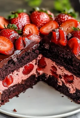 Indulgent Strawberry Chocolate Shell Cake That Wows Every Time