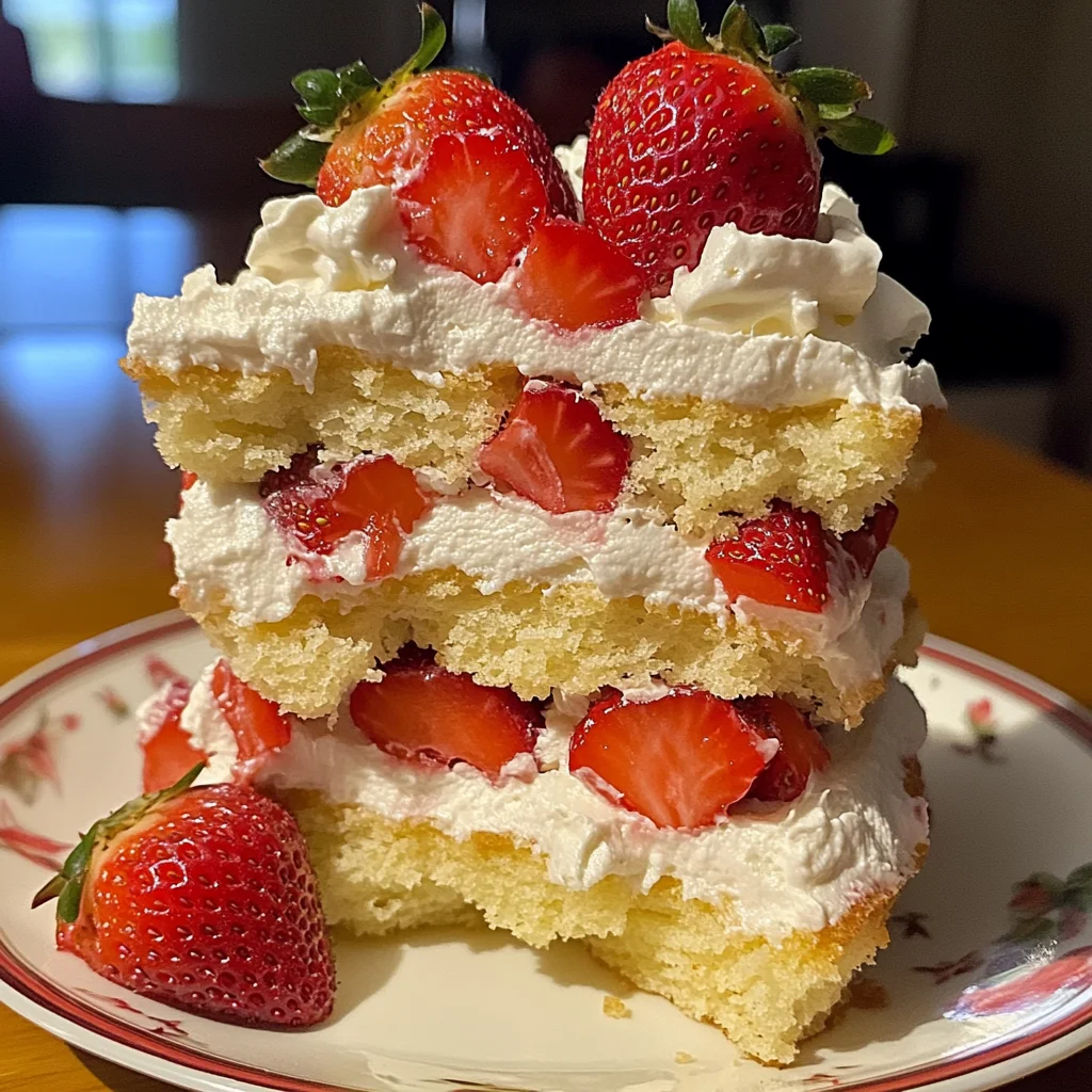 Irresistible Strawberry Shortcake Cake Recipe
