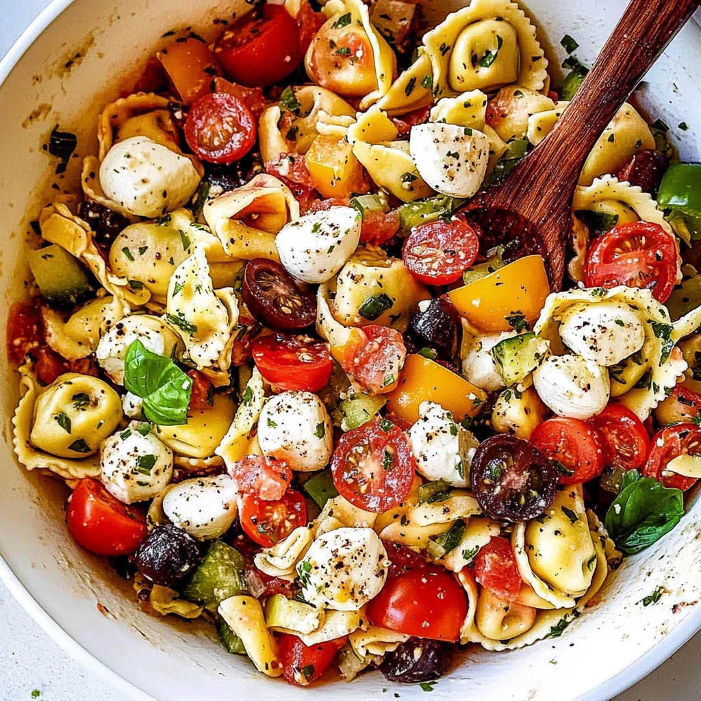 Italian Tortellini Pasta Salad