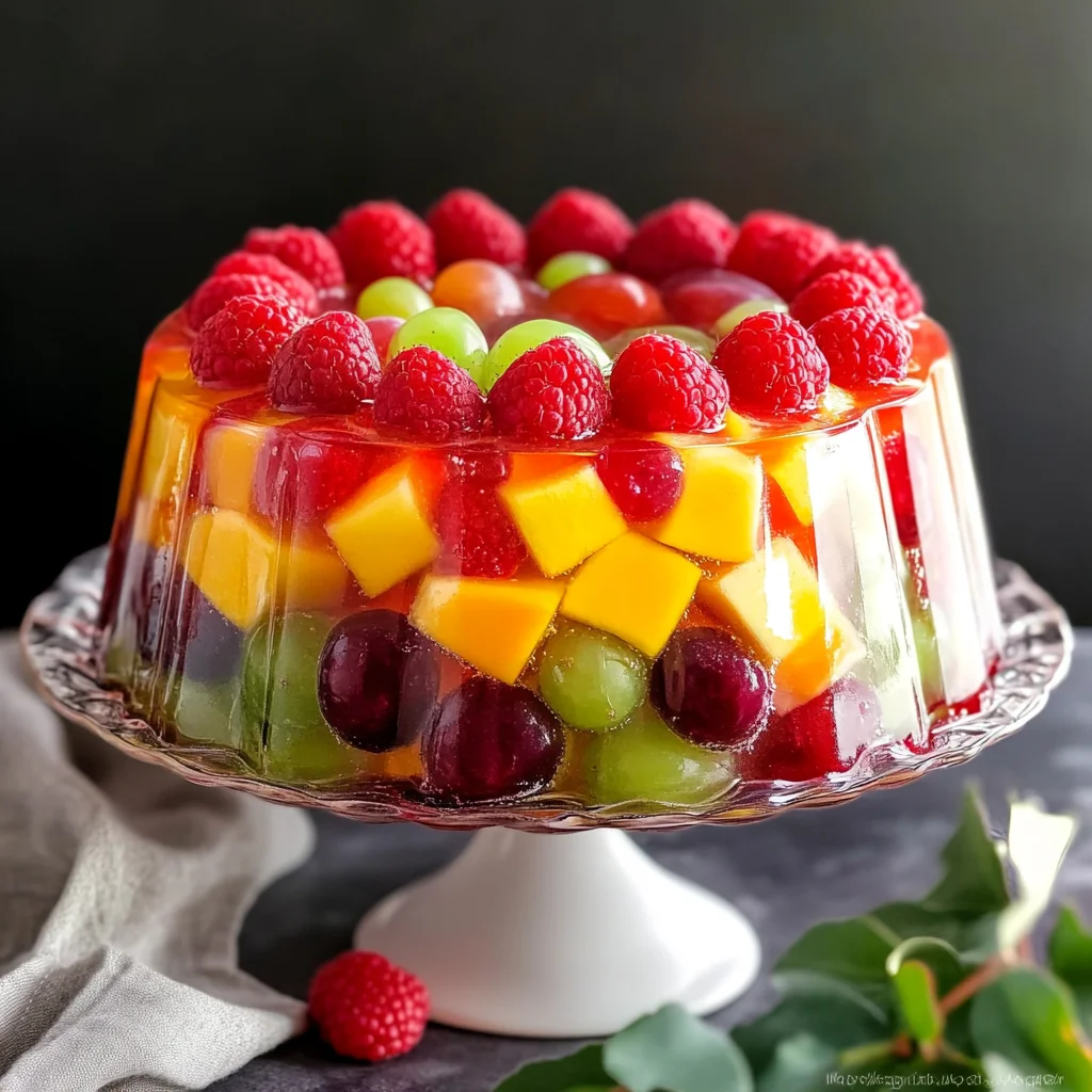 Jello Fruit Cake Recipe