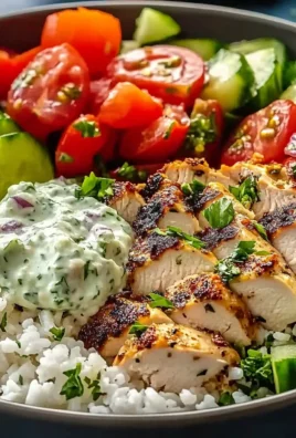 Juicy Mediterranean Chicken Bowl with Rice
