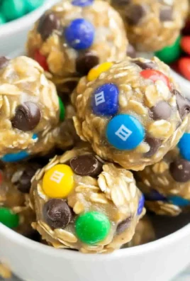 No Bake Trail Mix Energy Bites