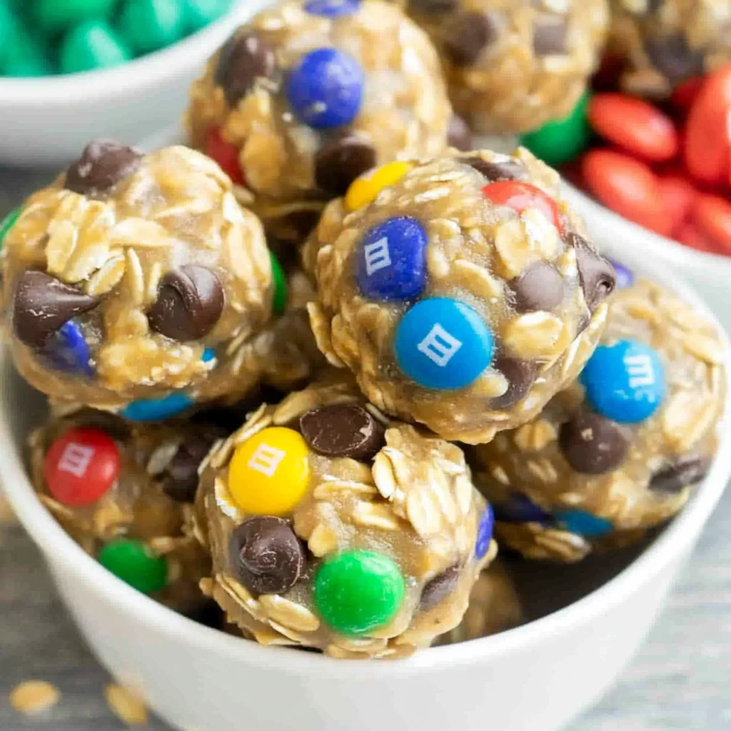 No Bake Trail Mix Energy Bites