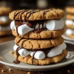 Peanut Butter S’mores Sandwich Cookies