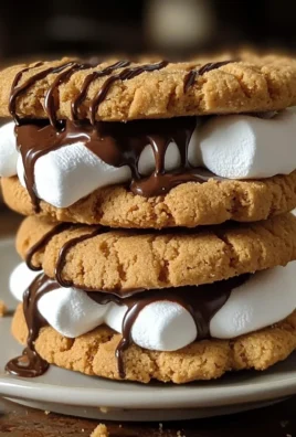 Peanut Butter S’mores Sandwich Cookies